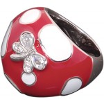 Bague papillon en argent